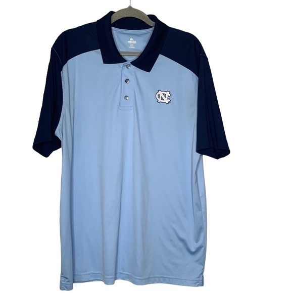 Knights Apparel Other - Ka Knights Apparel Carolina Polo Shirt Navy Blue Light Blue‎ XL